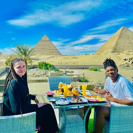 Blue Scarab Pyramids View Cairo Exterior foto